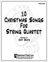 10 Christmas Songs For String Quartet P.O.D. cover